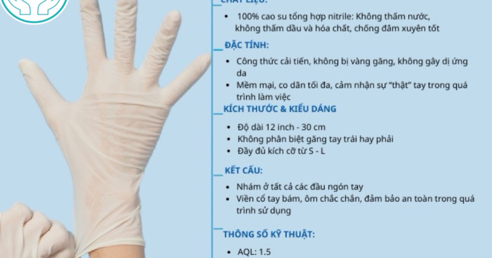 Mức Độ Ôm Sát Tay của Găng Tay Cao Su TỨ QUÝ 17-9-9